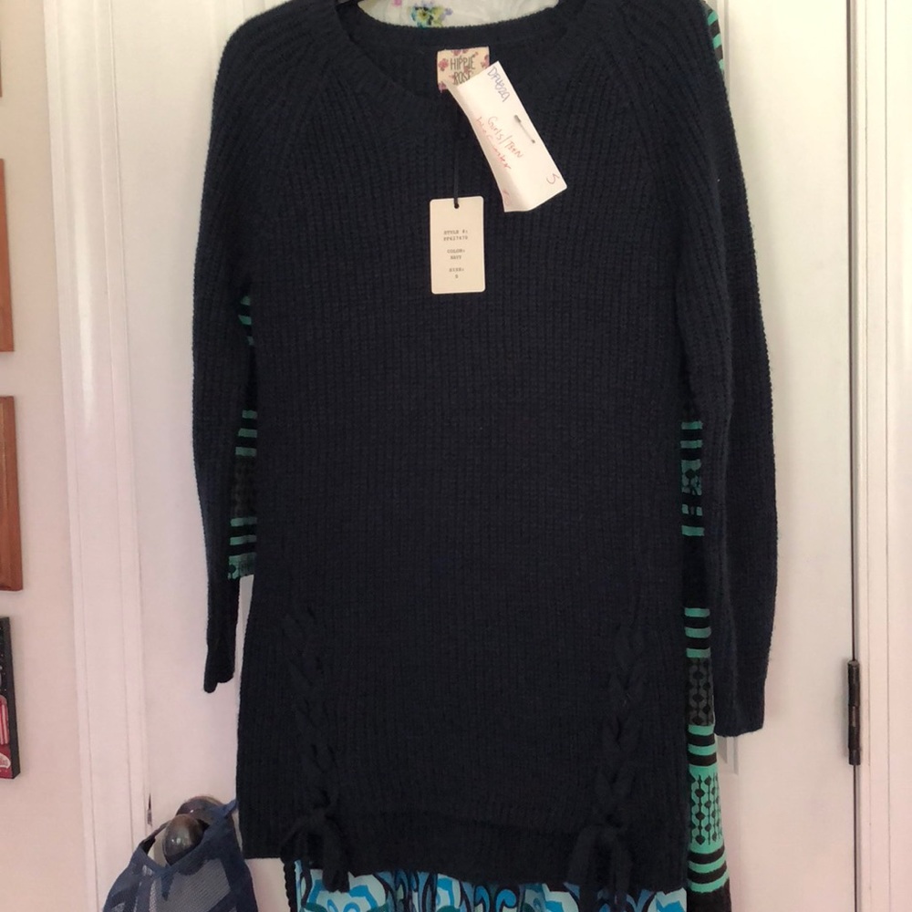 Navy sweater / dress